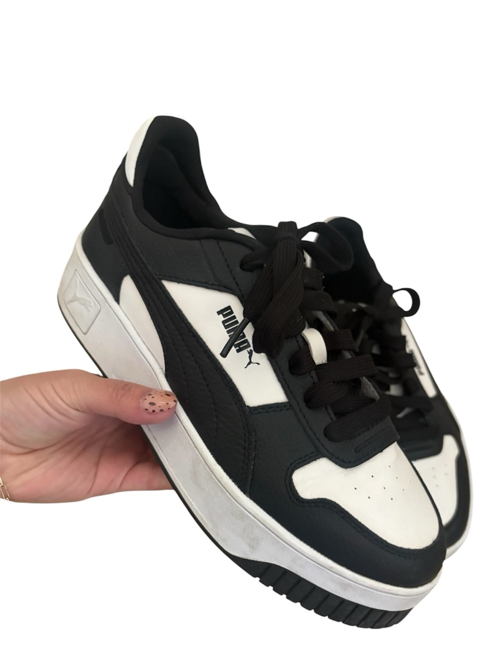 Puma Carina Platform Chunky Low Top Sneakers 8
